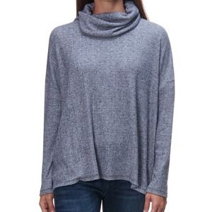 Dylan Grey fuzzy fleece cowl neck sweater